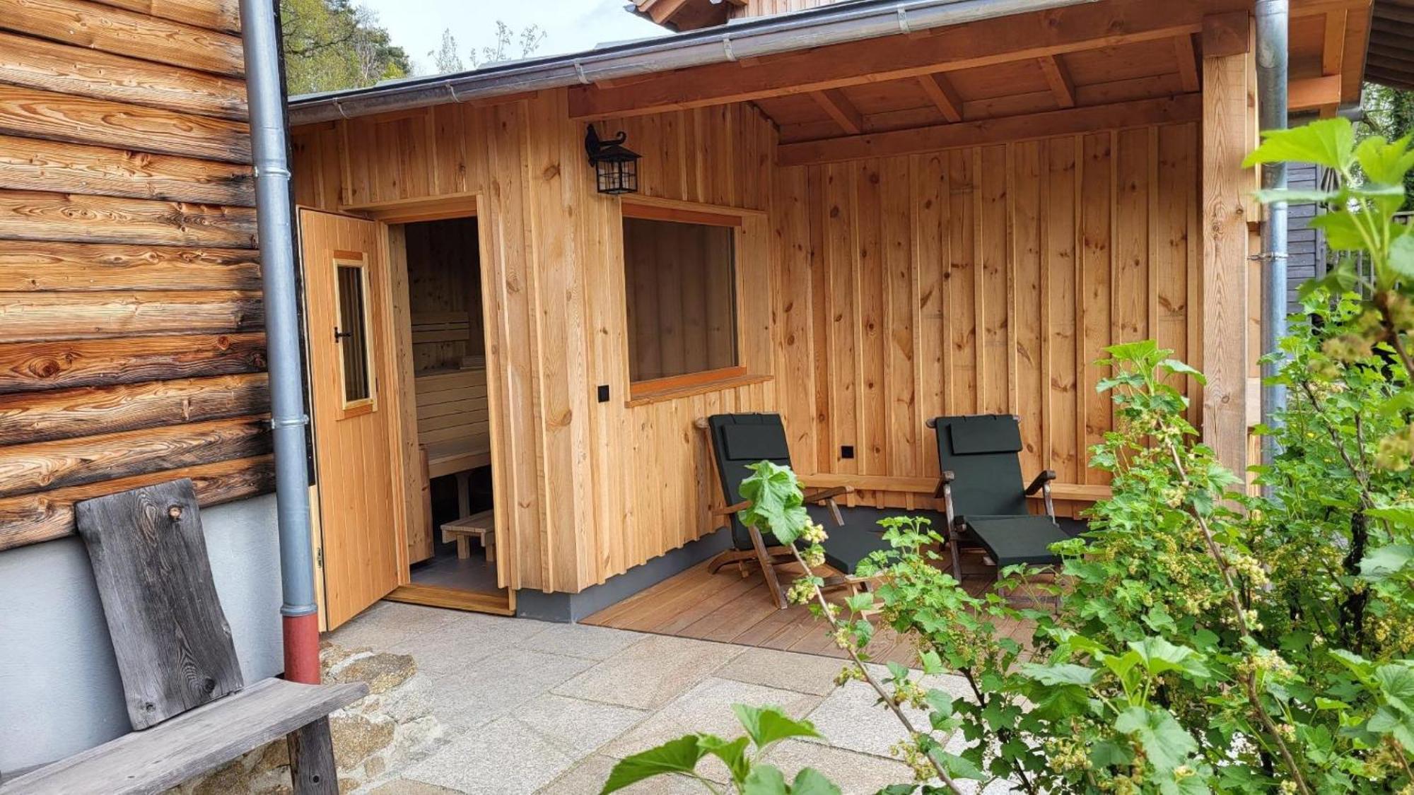 Hütten am Waldrand Altnussberg Exterior foto